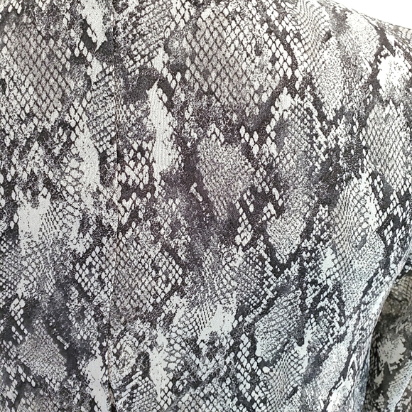 FAVLUX Snake Print Sheer Lined Dress Small - Picture 4 of 14